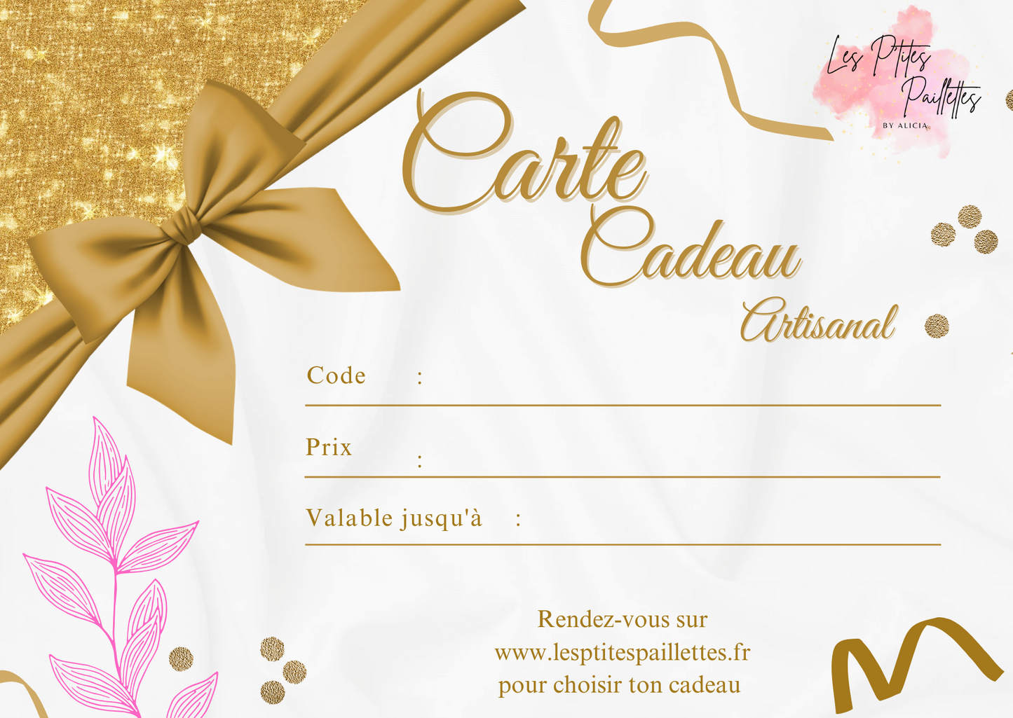 Carte cadeau numérique