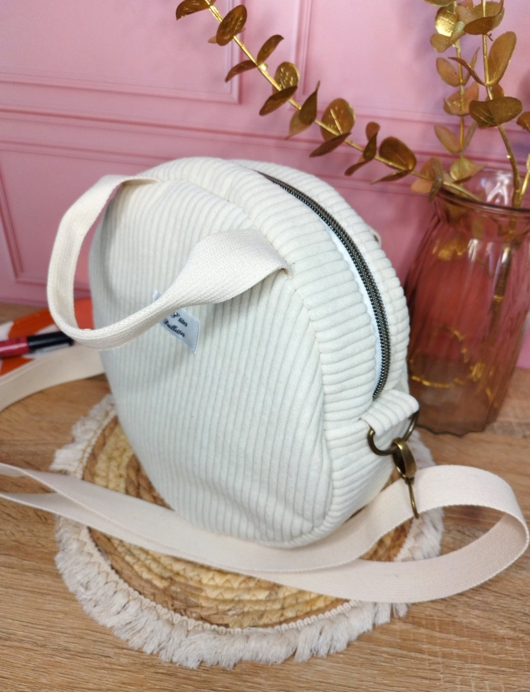 Sac rond blanc