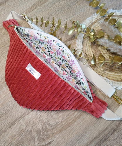 Sac banane terracotta