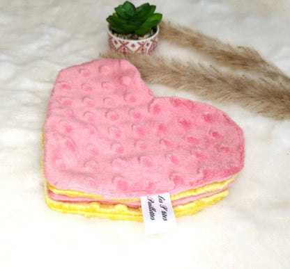 Coton démaquillant coeur