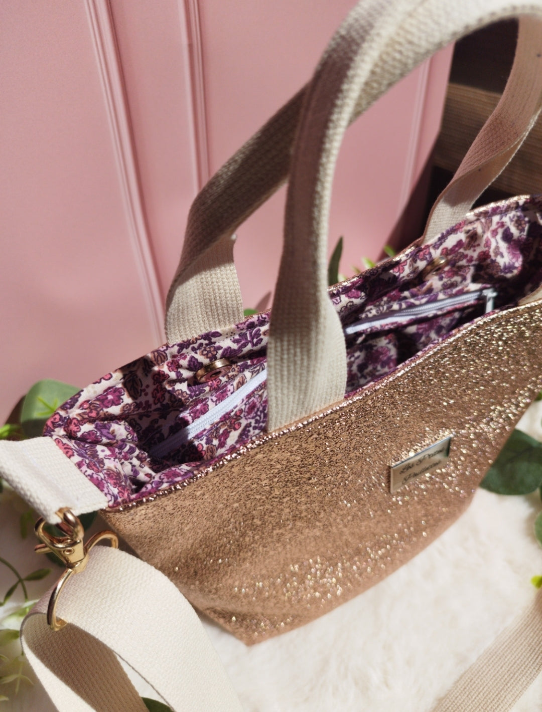 Sac à main Or Rose