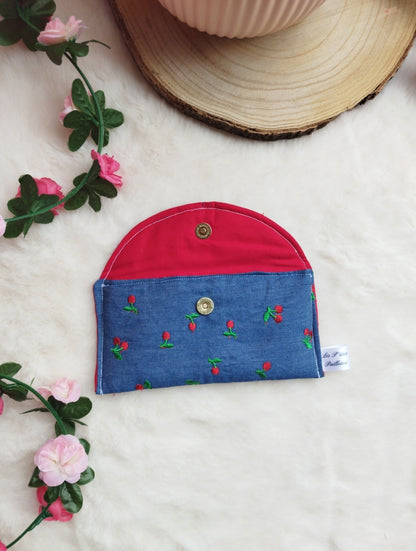 Étui à lunettes jeans cerises 🍒