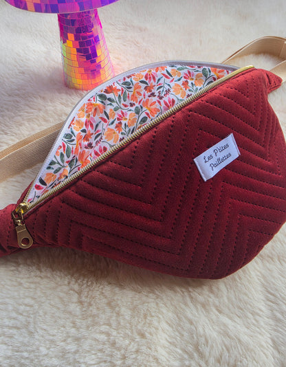 Banane velours chevrons
