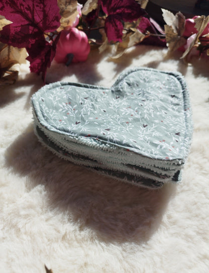 Coton démaquillant coeur