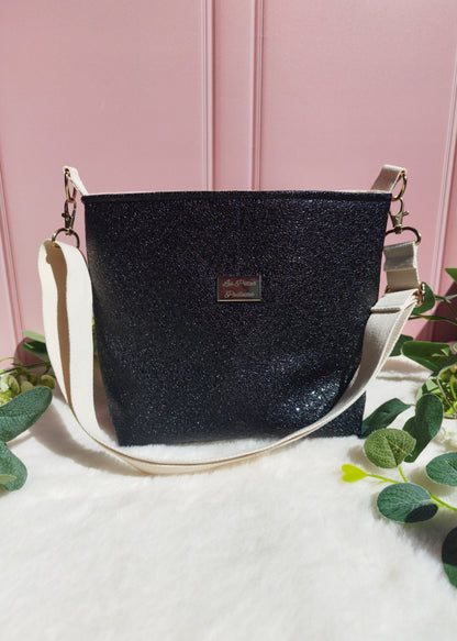 Mini cabas similicuir Noir