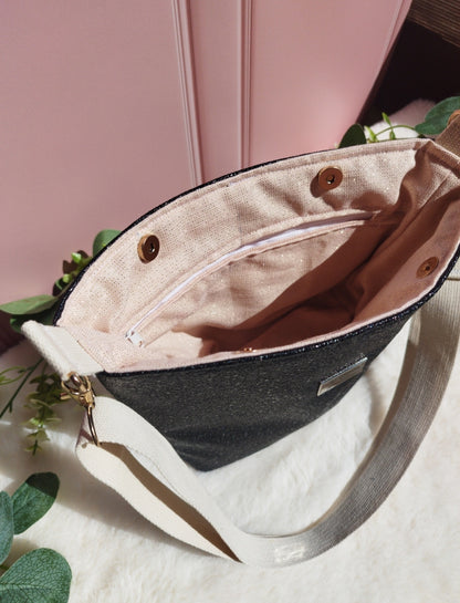 Mini cabas similicuir Noir