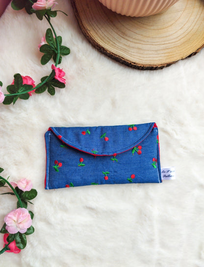 Étui à lunettes jeans cerises 🍒
