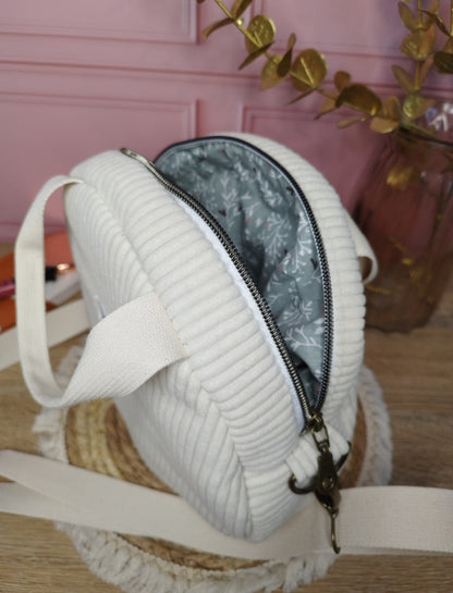Sac rond blanc