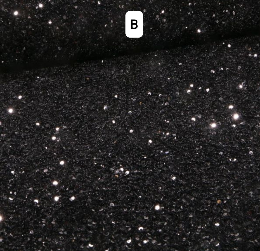 Sac rond Chevrons et Sequins