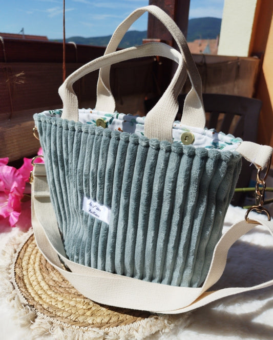 Sac à main Mini cabas velours