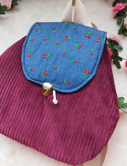 Sac à dos femme Cerises